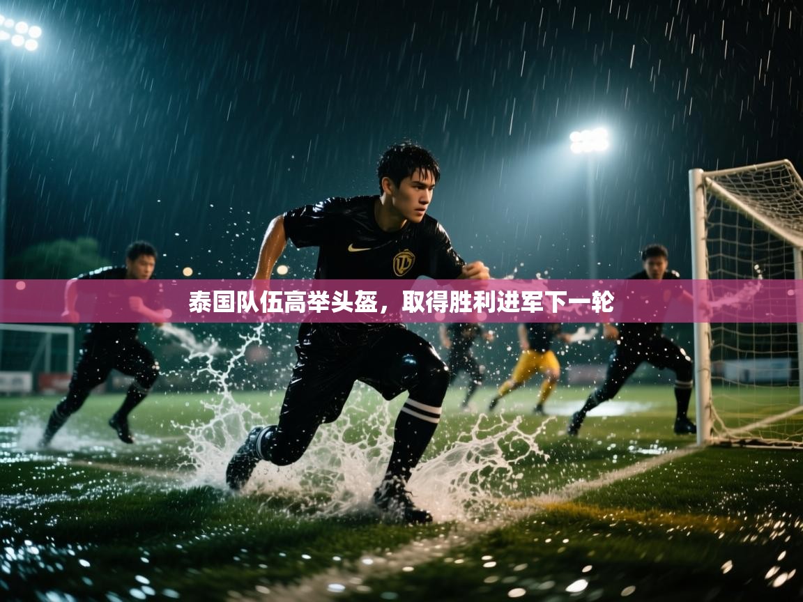泰国队伍高举头盔，取得胜利进军下一轮
